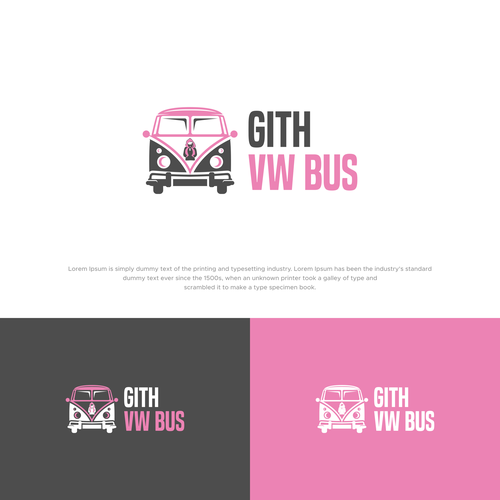 VW Bus Logo for a non-profit Design by MotionPixelll™