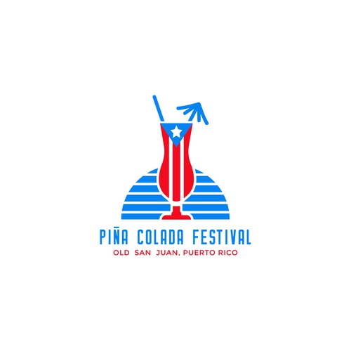 Piña Colada Festival Logo and Branding Package Design by Monsant