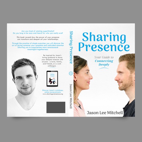 Mindfulness Book Cover on Sharing Presence Design by Yna