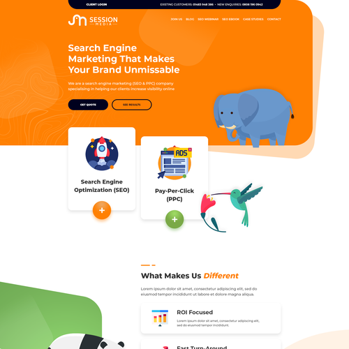Design-Entwurf in der Kategorie Webseiten-Design von HiltonWebDesign.com