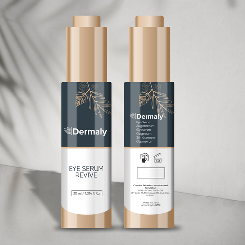 Eye serum bottle design Design by SONUPARMAR