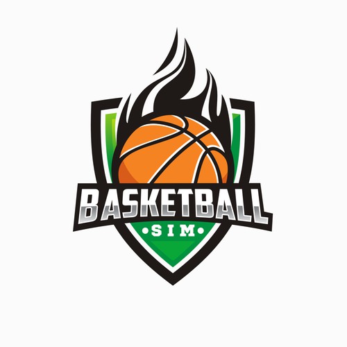 Basketball Simulator Logo Design Design by artopelago™