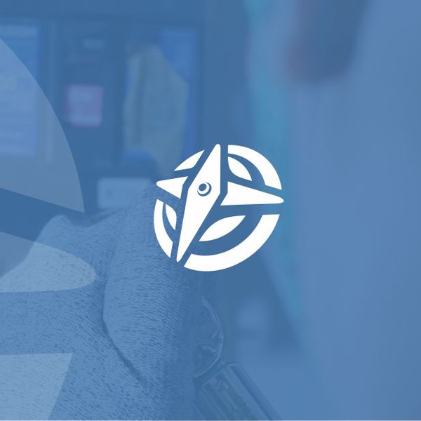 Design realizzato da at. intitolato "kompas logo"