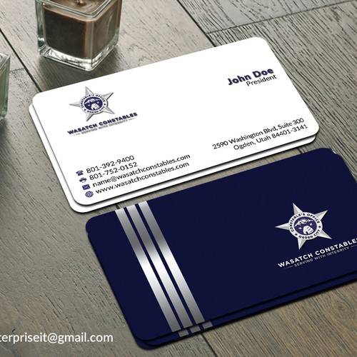 Business Card And Stationary For Progressive Law Enforcement Agency