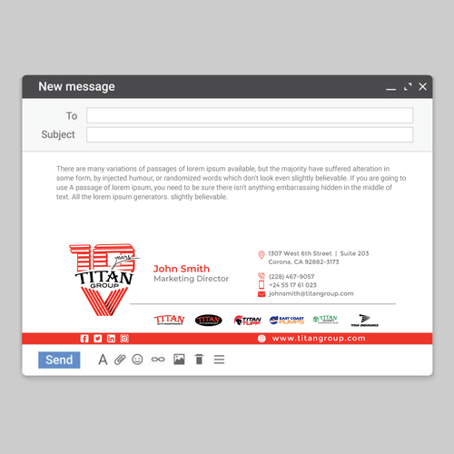 Update my Email Signature x 2 for Group of Companies | Logos Supplied! Design by Mindshift Design