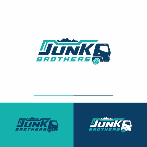 Fun logo for our local, family owned junk removal business Design by NuriCreative