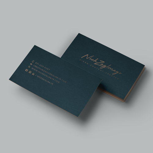 Content Creator Looking For Jaw Dropping Design Business Card Contest 99designs