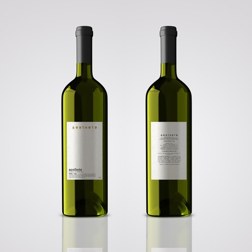 Minimalistic wine label needed Diseño de Alem Duran