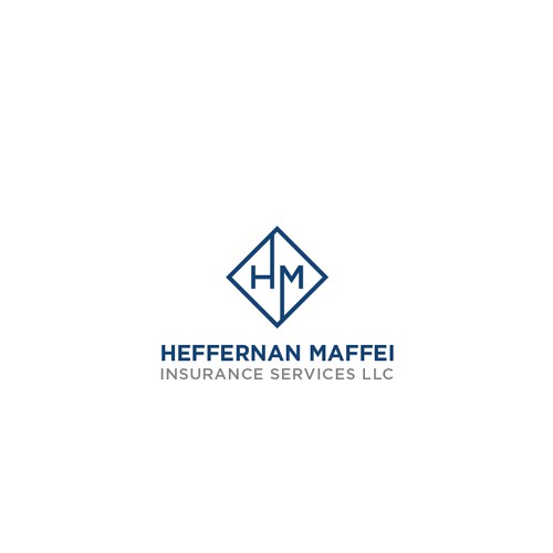 Heffernan Maffei Insurance Services Logo Design Design by Boldpen