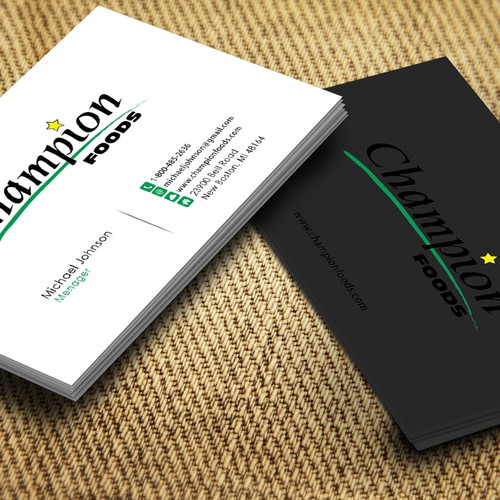 Design A New Business Card, Win The Prize!! Design by milos9399