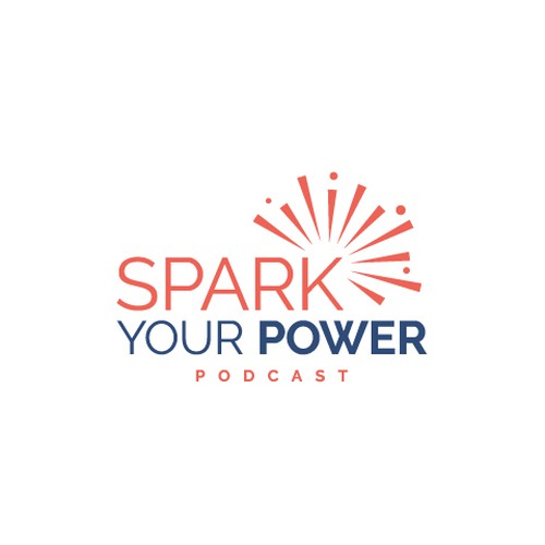 Design my podcast logo - Spark Your Power! Design by Shuya™