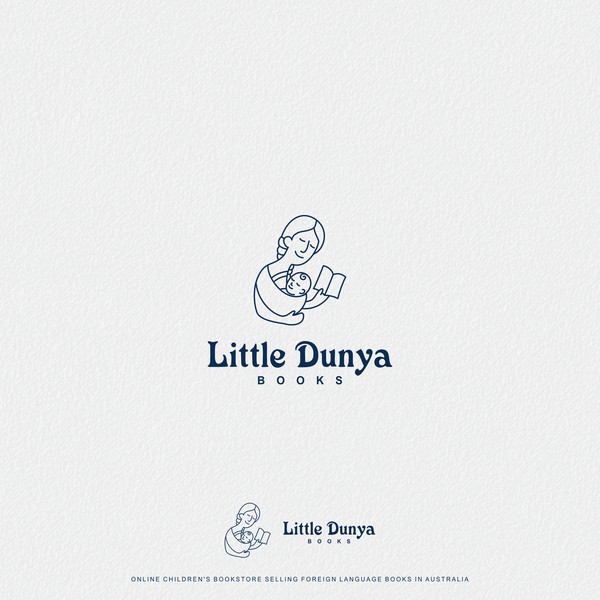 Design a fun and bright logo for a children's foreign language bookstore