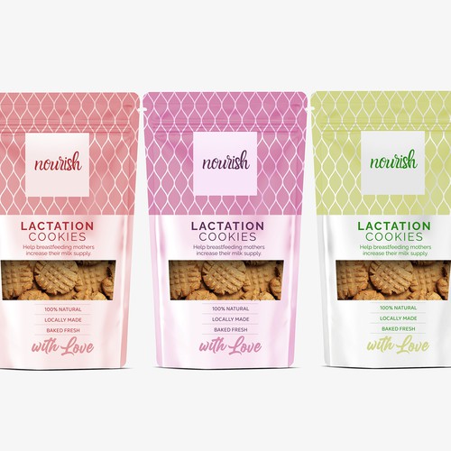 Design feminine, elegant, clean labels for Lactation Products Design by sapienpack