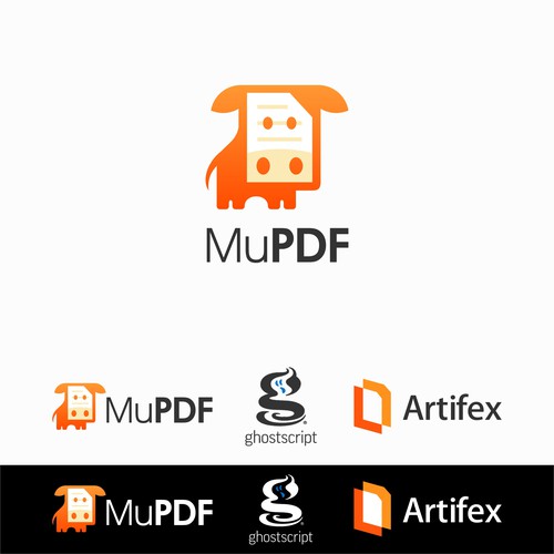 Design MuPDF's Next Logo - Minimalist Elegance or Stylized Cow? Design by ham7
