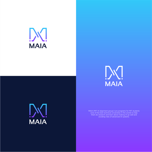 AI Group at MIT logo, looking for logo that will appeal to technical students. Design by 71Z Dezign