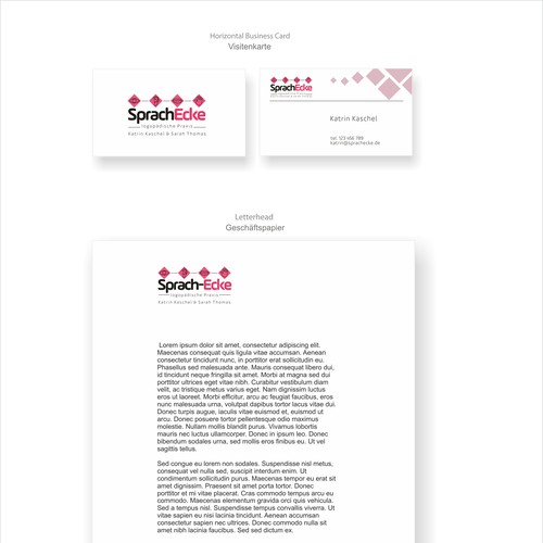 Logo & brand identity pack contest entry by lucy lu design