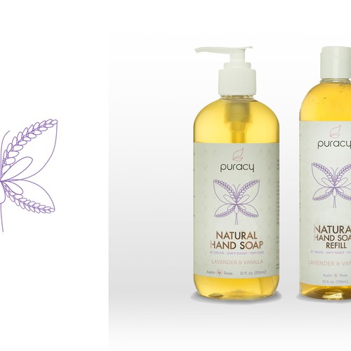 Create Whimsical Line Art Illustration for Organic Soap & Lotion Company Design by Pierre Ester