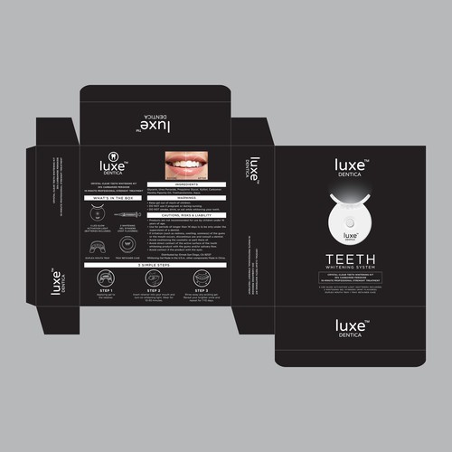 Teeth whitening packaging Design by emmafoo