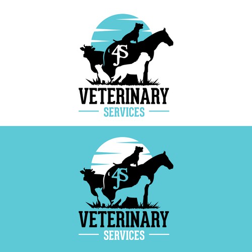 Designs Mixed animal veterinarian logo Logo design contest