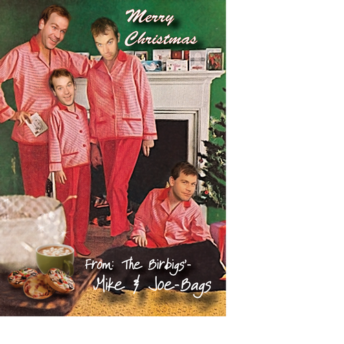 Mike Birbiglia’s “Sleepwalking Through Christmas” Card Design by Randi Dickinson