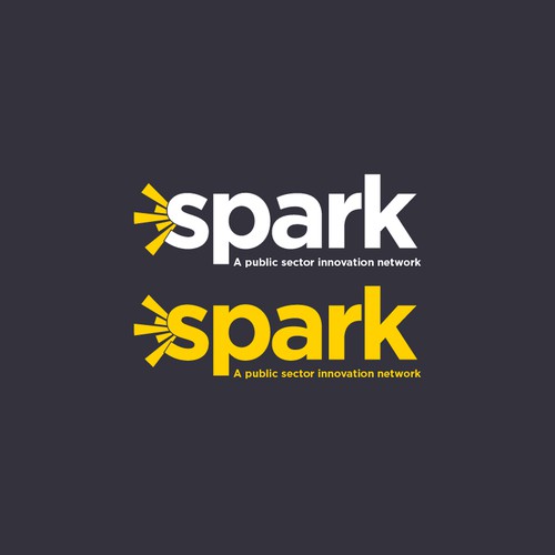 Spark a logo for a world-first network Diseño de Blanc_