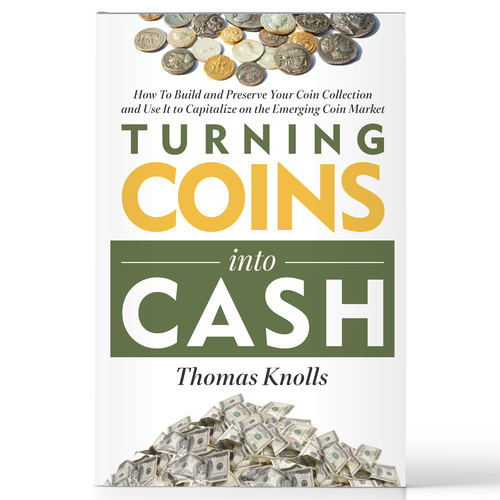 book cover for people who want to find financial success in coin collecting Design by Arbëresh®