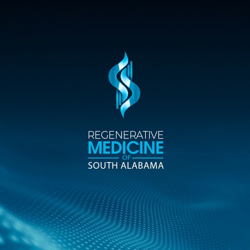 New stem cell injection clinic needs sharp logo! Design by Maria Angelica Gomez