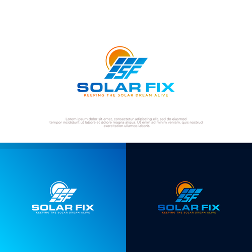 help us reveal the newest face of the solar repair industry - SolarFix Design von Rekker