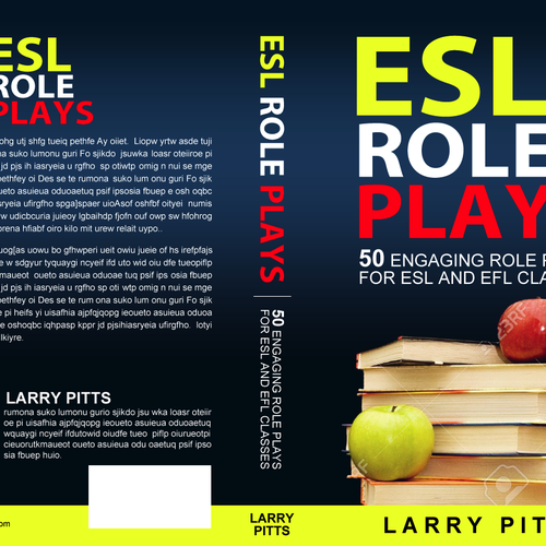 Design an eye catching, clean cover for an English teacher's book Design by ianskey