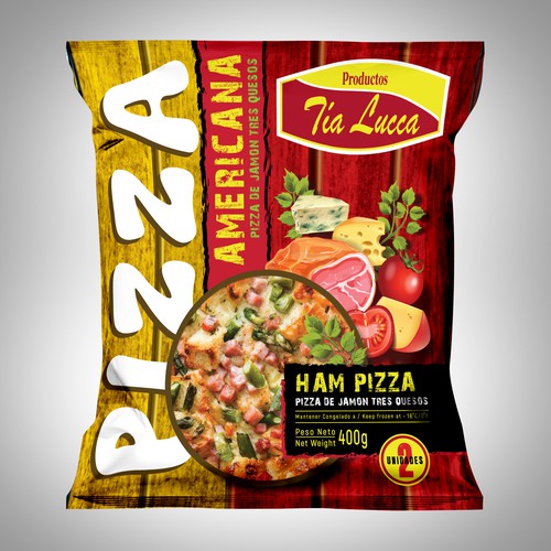 Design Something Cool Nice for our Mini Pizza´s Plastic Bags Packing