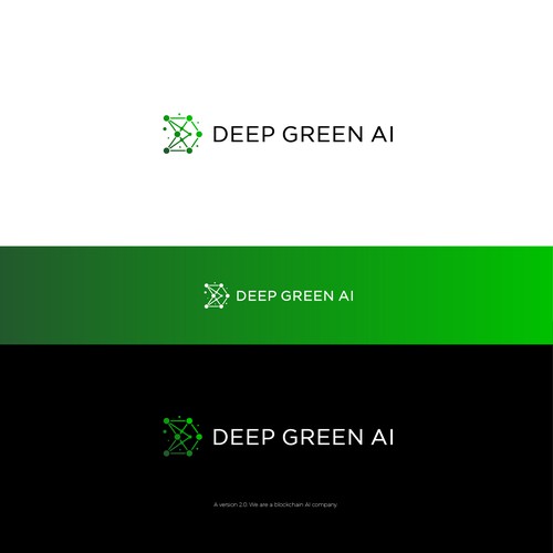 Design Blockchain AI logo v2.0 redesign di benyairdesign