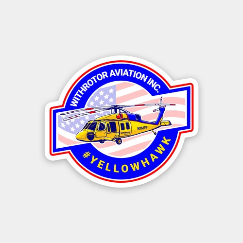 Firefighting helicopter. #yellowHAWK Design by freesugar