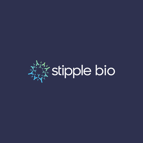 Design a logo for a biotech that uses "molecular stippling" to map out cancer's vulnerabilities Design by immortal™