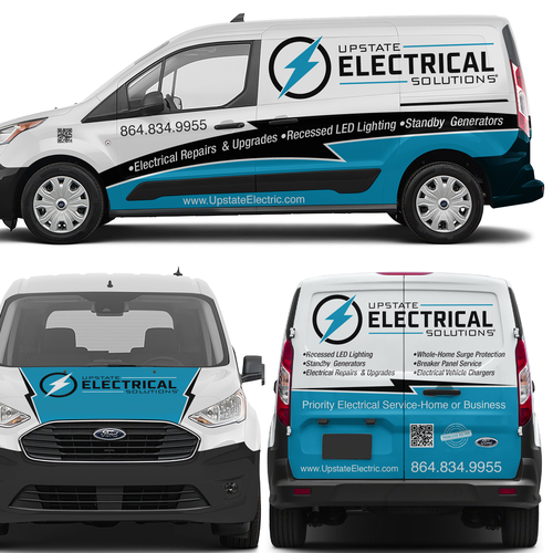 Upstate Electrical Wrap Design by theANUNGs