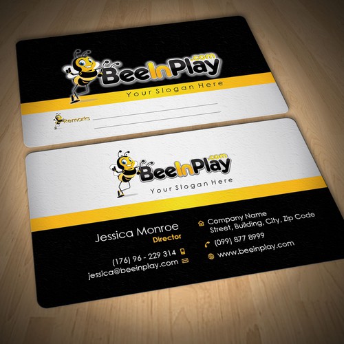 Help BeeInPlay with a Business Card Diseño de just_Spike™