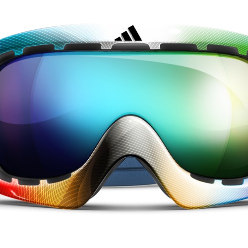 Design adidas goggles for Winter Olympics Design by BenoitB