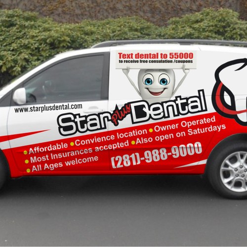  CAR wrap design for Dental office Design by TANSA ART