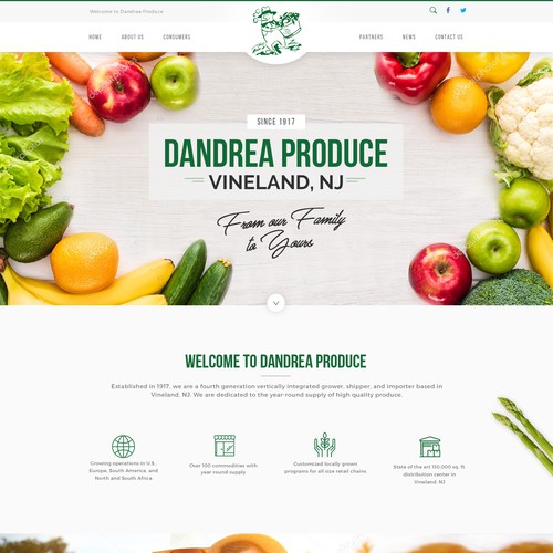 Design di 101 year old produce company needs a website to go another 100 di KashiArts