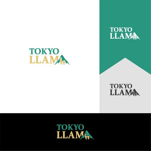 Outdoor brand logo for popular YouTube channel, Tokyo Llama Design por Rusmin05