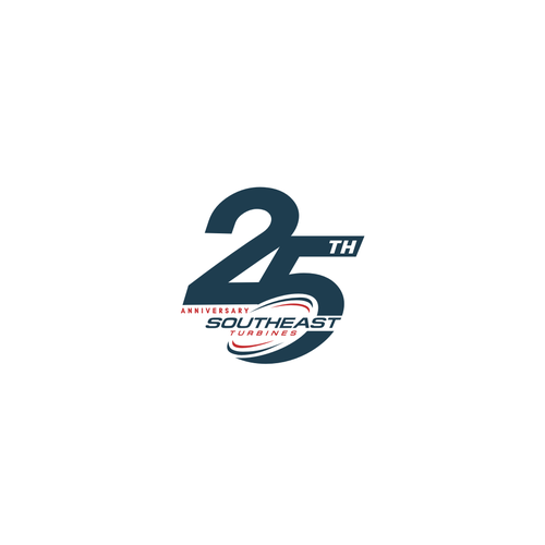 Modern 25th Anniversary Logo Design by R_98™