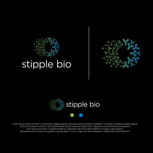 Design a logo for a biotech that uses "molecular stippling" to map out cancer's vulnerabilities Design by Nurseart13