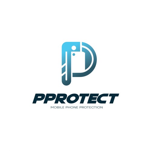 PPROTECT (Phone protect logo) (mobile cases and screen protectors) Design by BigLike