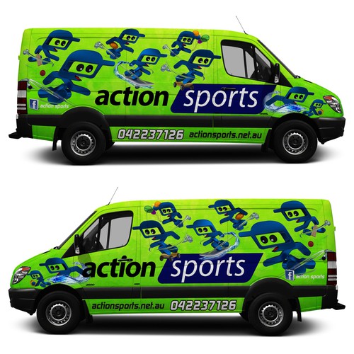 THE BEST VAN WRAP IN THE WORLD Design by TANSA ART