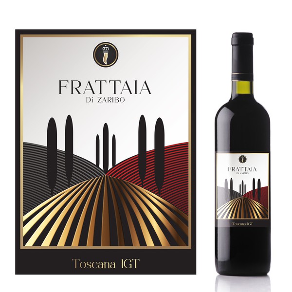 Modern Elegant Wine Label