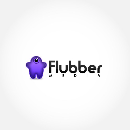 New logo for Flubber Media Design by Niko Dola