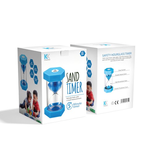 Product packaging for Sand-Timer Design by syakuro