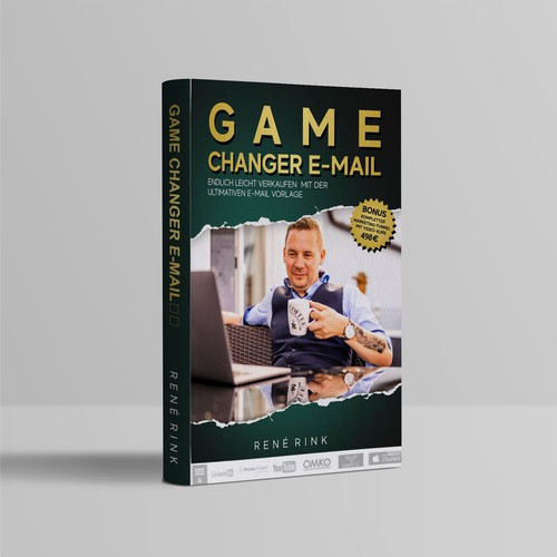 New E-Mail Marketing Best-Seller Books news #1 Cover Design by kautsart