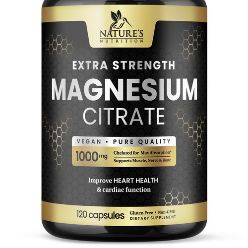 Premium Magnesium Citrate Design needed for Nature's Nutrition Design by Davi Giolo ★