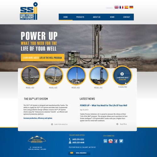 Tundra Process Solutions Ltd. needs a new website design Diseño de pixelR