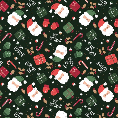 Fran.illusさんのDesign a Christmas Pattern for Luxury Decorative Gift Boxesデザイン